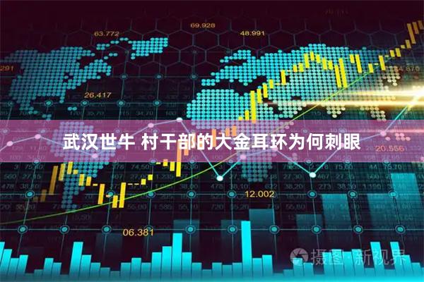 武汉世牛 村干部的大金耳环为何刺眼